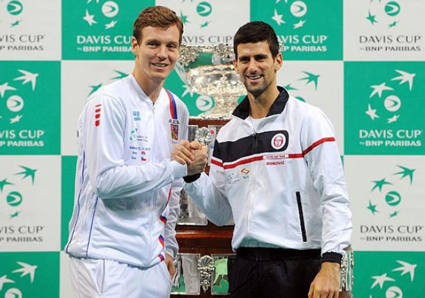 Djokovic, Berdych Disagree on Proposed Davis Cup Change 