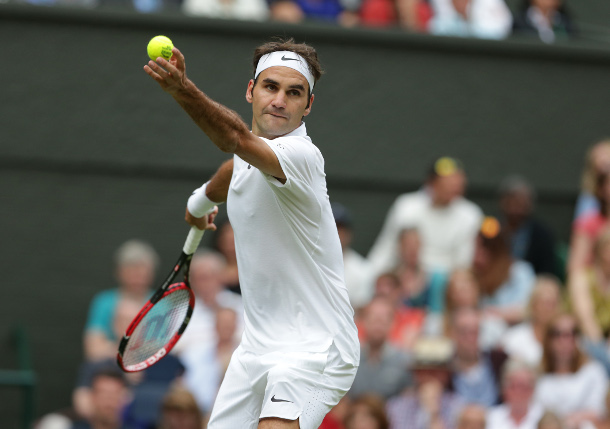 Federer's New Wimbledon Serve?  