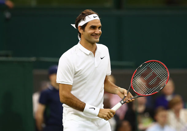Federer Surges Into 14th Wimbledon Quarterfinal 