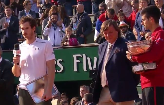Andy Murray Sets a New Bar for Awesome Runner-Up Speeches after French Open Final  