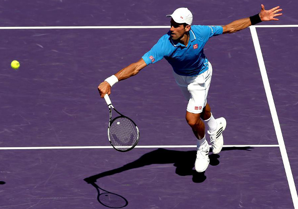 Watch: Djokovic Reacts to Federer's Return 