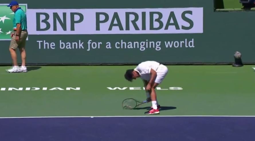 Video: Almagro Takes out His Frustration in Style 