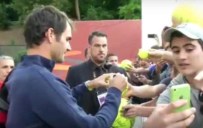 Watch: Roger Federer's Rome Return 