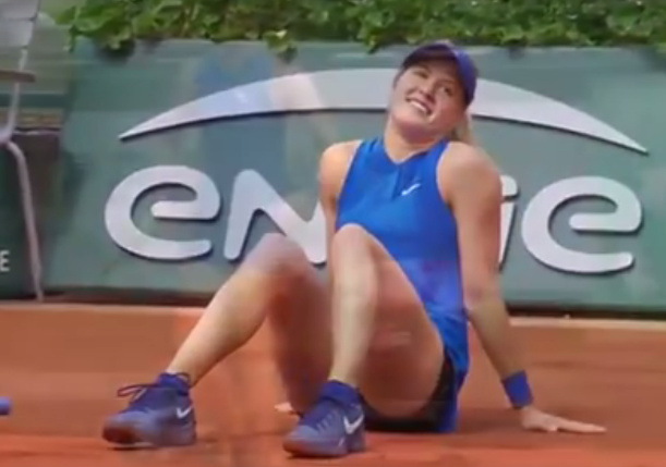 Watch: Bouchard Tangled Up in Blue 