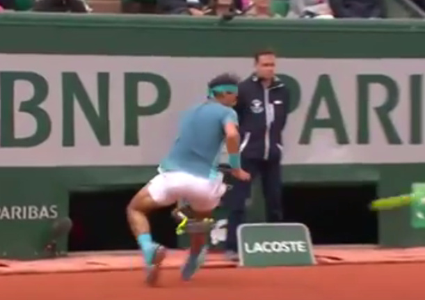 Watch: Nadal's Show-Stopping Tweener  