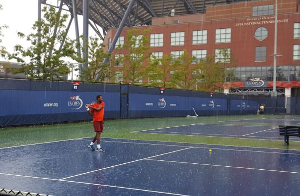 Watch: Monfils Celebrates His 30th B-day by Getting Wet  