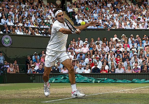 Watch: 19 Brilliant Points by Federer at Wimbledon  
