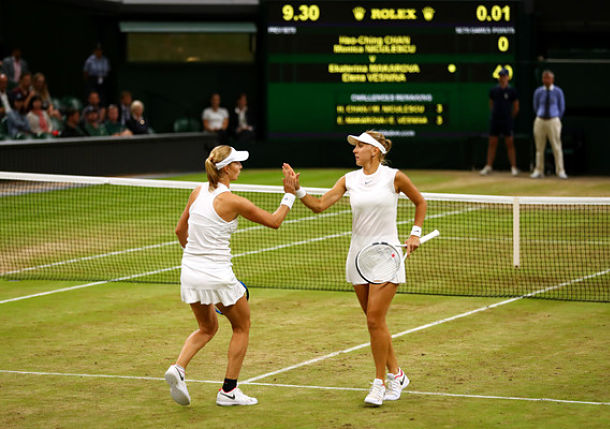 Vesnina and Makarova Claim Wimbledon Doubles Title 