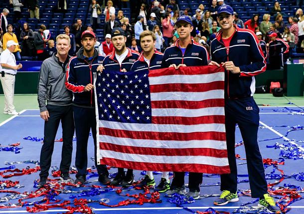 Team USA Sweeps Belgium to Reach First World Group Semifinal Since 2012 