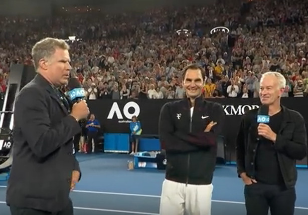 Watch: Federer's Fun With Ferrell   
