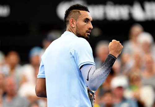 Kyrgios Amps up the Creativity in Queen's Victory over Edmund 
