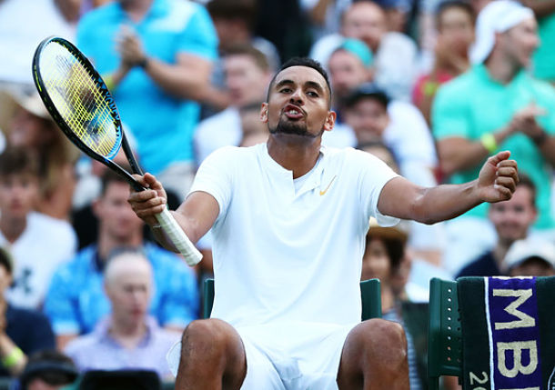 Kyrgios Finding that Wins Don't Come Easily, Even on Grass  