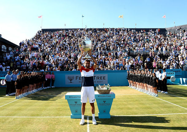 Cilic Saves Championship Point and Defeats Djokovic to Win Queen's  