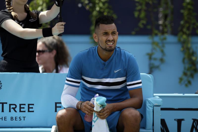 Nick Kyrgios Gets Fined $17,500 for "Inappropriate Behavior"  