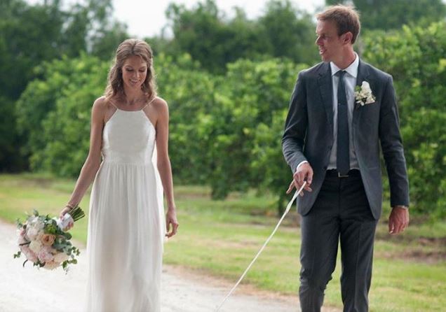Sam Querrey Ties the Knot with Buddies and Lou the Frenchie in Attendance 