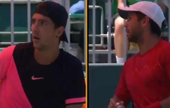 Watch: Verdasco and Kokkinakis Have Heated Argument in Miami  
