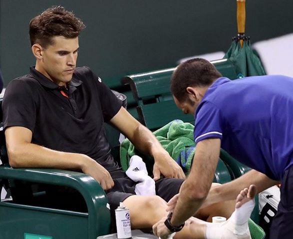 Thiem Pulls out of Miami Open with Ankle Injury  