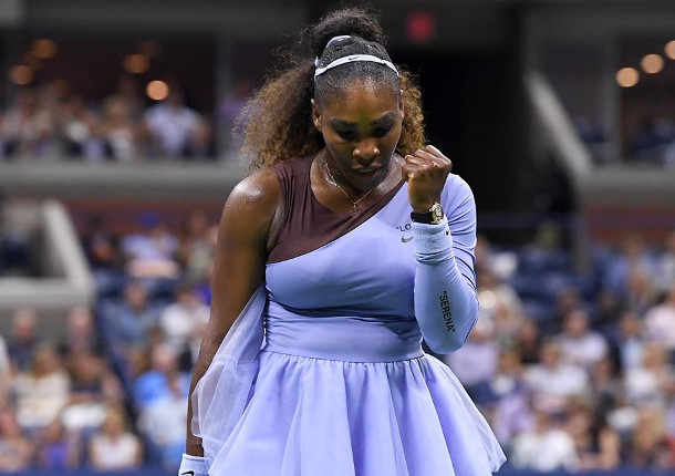 Watch: Serena's Fighting Form 