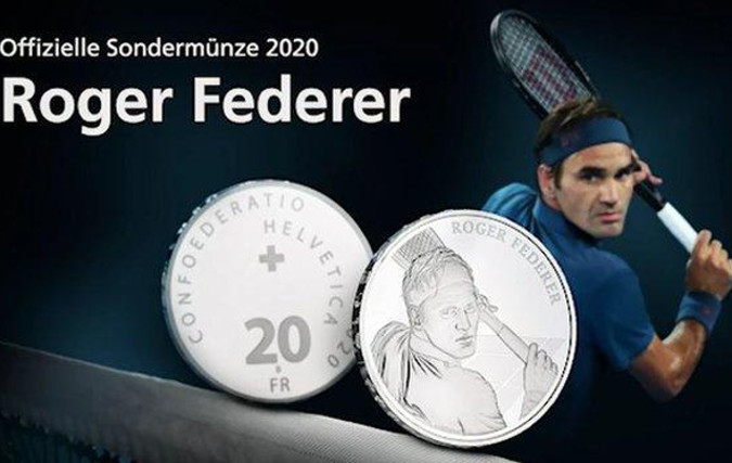 Federer Honored as Coin Star 