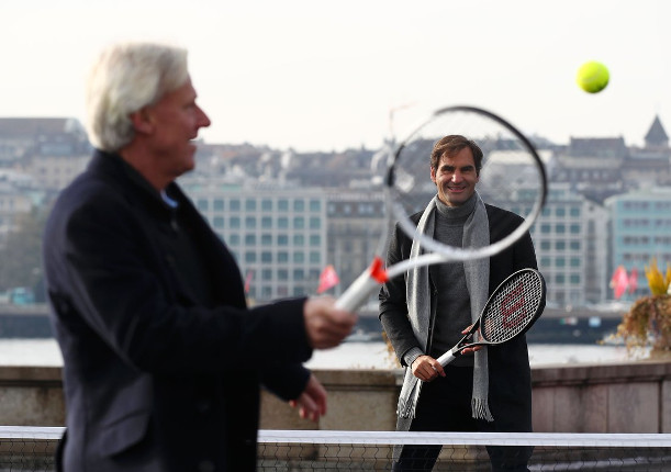 Watch: Borg's Backhanded Compliment For Federer 
