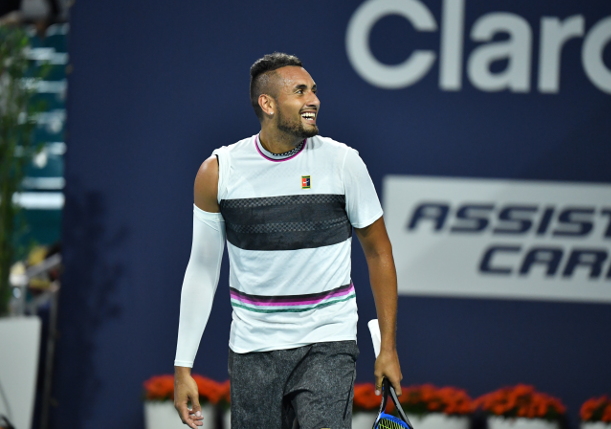 Kyrgios Clashes With Fan in Miami 
