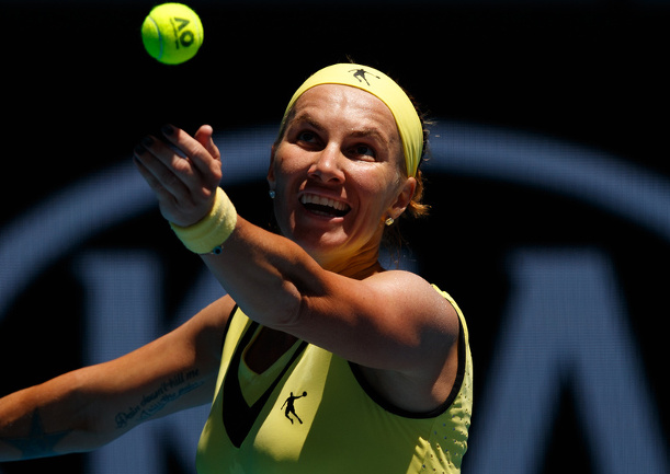 Qatar Queen Kuznetsova Beats Bencic Bursts Into Doha Semifinals 