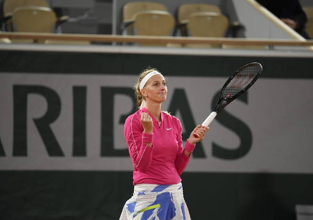 Kvitova Storms Into RG Semifinals 