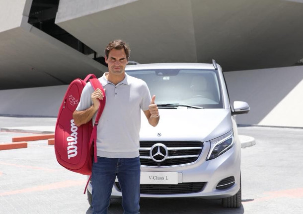 Mercedes Focuses on Federer  