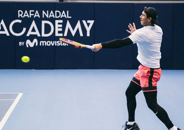 Watch: Nadal Battles Bautista Agut in AO Training 