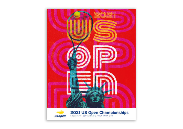 US Open Unveils 2021 Poster Art 