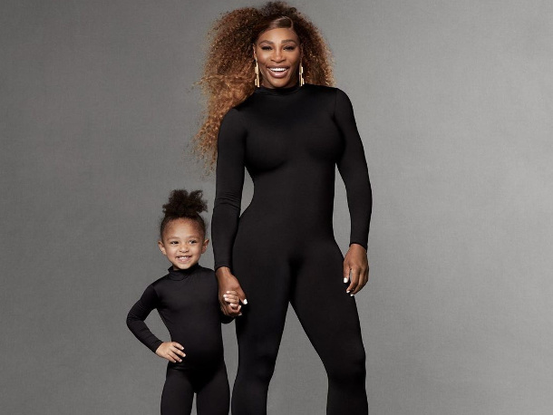 Serena, Olympia Wear Matching Swimsuits 