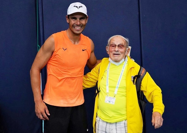 Watch: Rafa Nadal Vs. Leonard, Oldest ITF Player in the World 