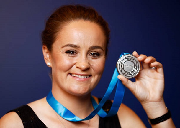 Ash Barty Receives Record Fifth Newcombe Medal 