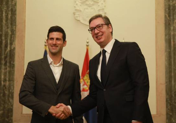 Djokovic Meets President, Vows to Share His Story 