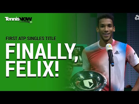 Finally, Felix! Auger-Aliassime Locks Down Maiden ATP Title 