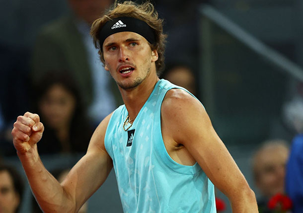Two-Time Champ Zverev Will Face Alcaraz in Madrid Final 
