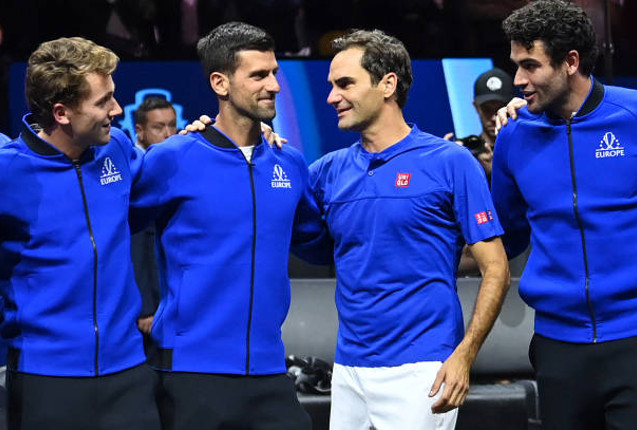 Federer and Djokovic Laver Cup